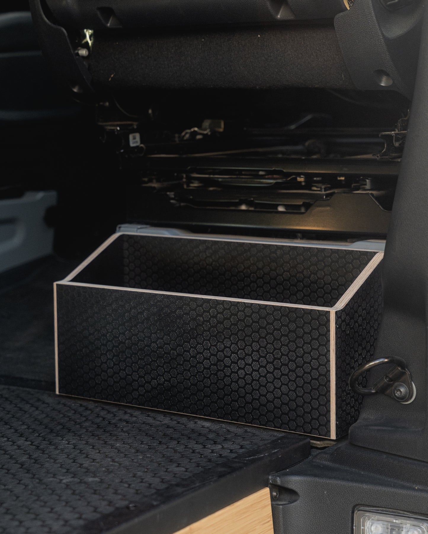 Behind the Seat Storage Cubby