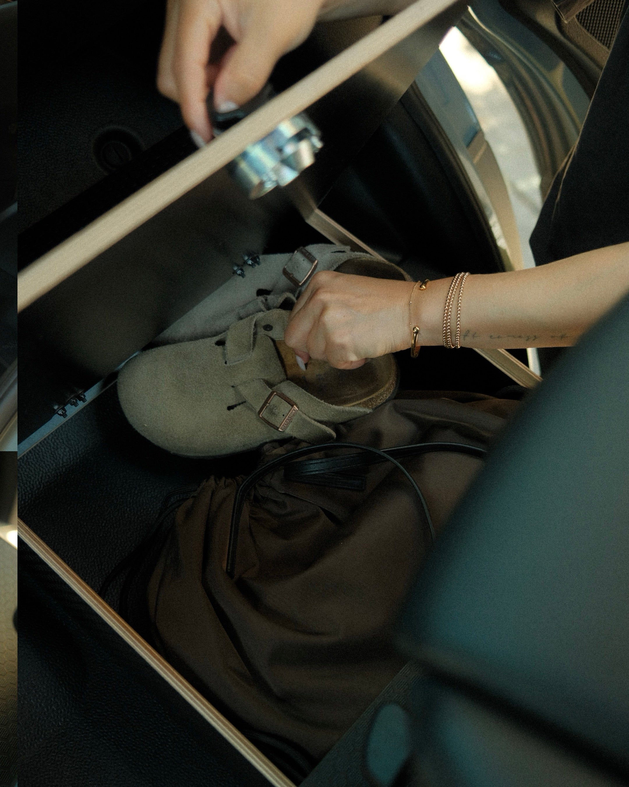 sprinter van shoe storage